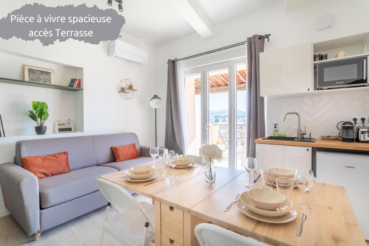 Mont Ventoux - Terrasse - Vue Degagee - Linge De Qualite - Fibre - Confort Gardanne Ngoại thất bức ảnh