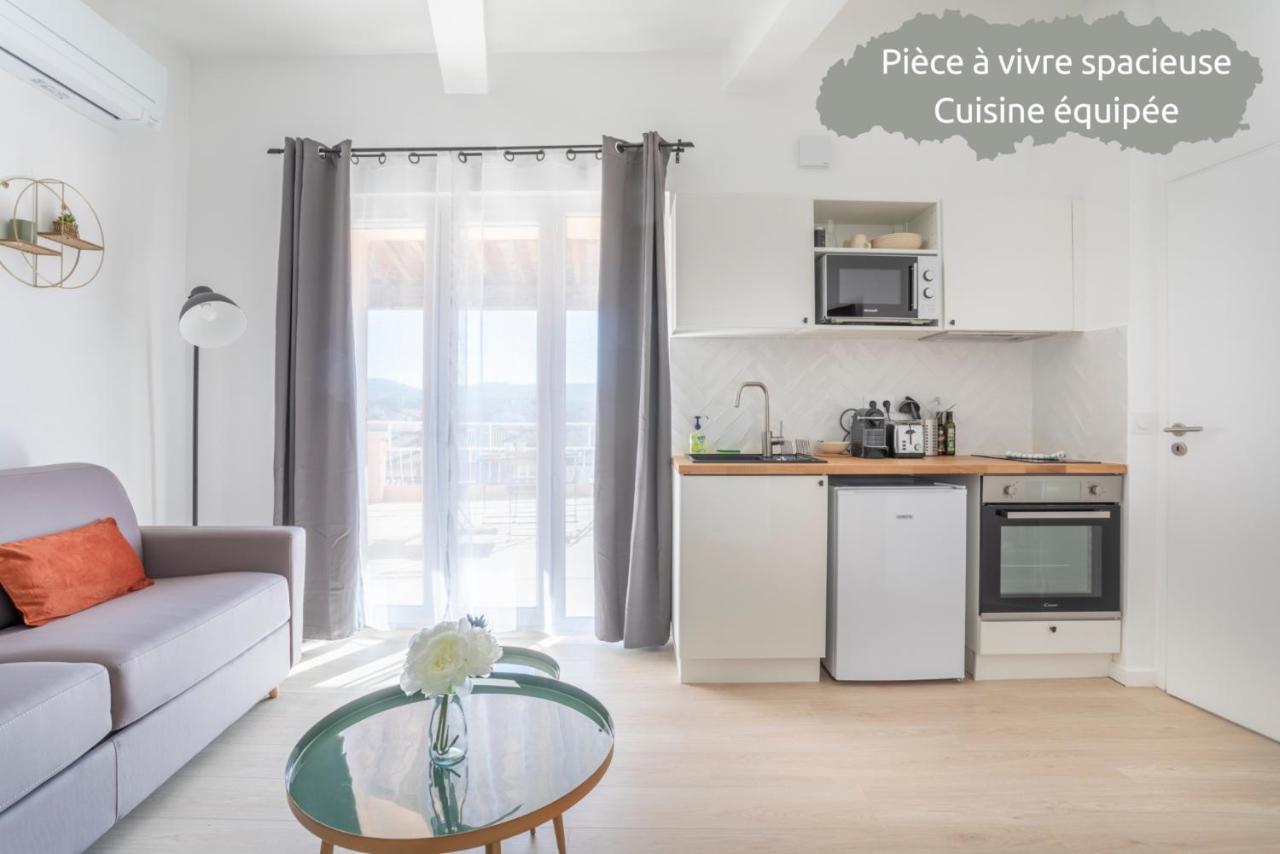 Mont Ventoux - Terrasse - Vue Degagee - Linge De Qualite - Fibre - Confort Gardanne Ngoại thất bức ảnh